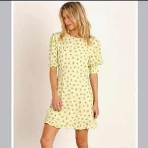 Faithfull the Brand Florence Floral Mini Dress NWT